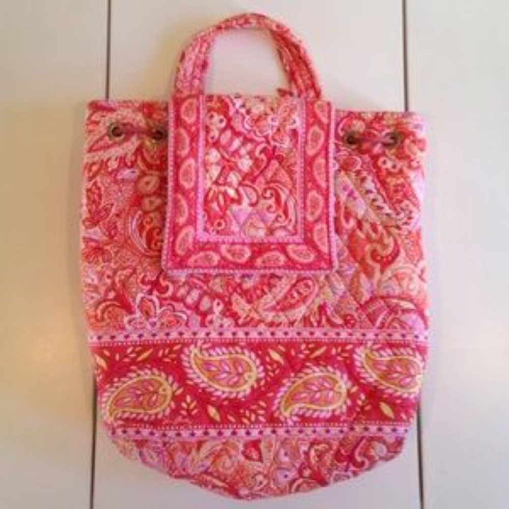 SOLD NWOT Vera Bradley Drawstring Backpack
