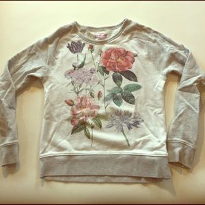 Floral sweatshirt