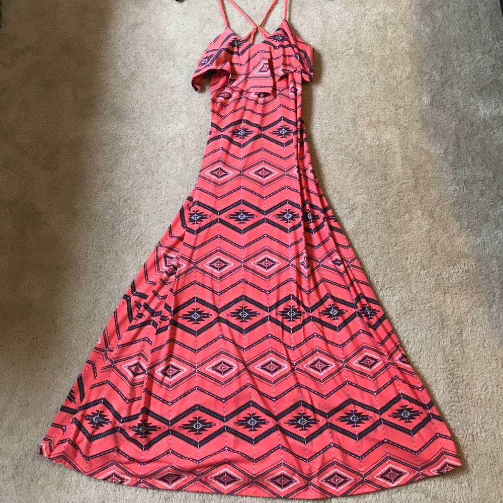 Tribal maxi dress
