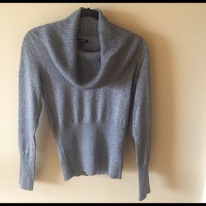 Women's gray sparkle sweater