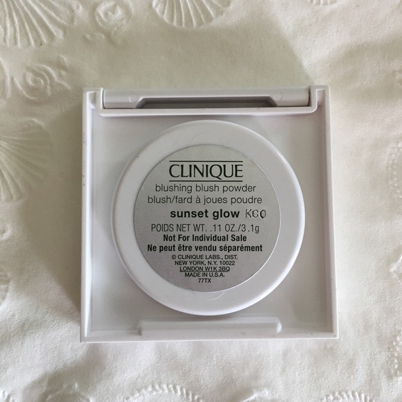 3 for 25$ Clinique "Sunset Glow" blush powder - Picture 4 of 5