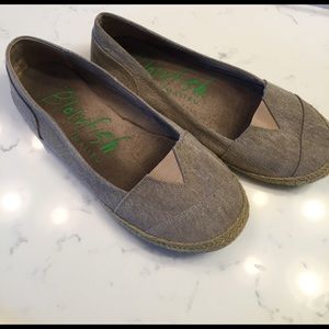 Women Blowfish Felt Shoes Size Slip On Gray Women Blowfish Felt Shoes Size Slip On Gray