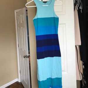 Express Colorblock Midi Dress