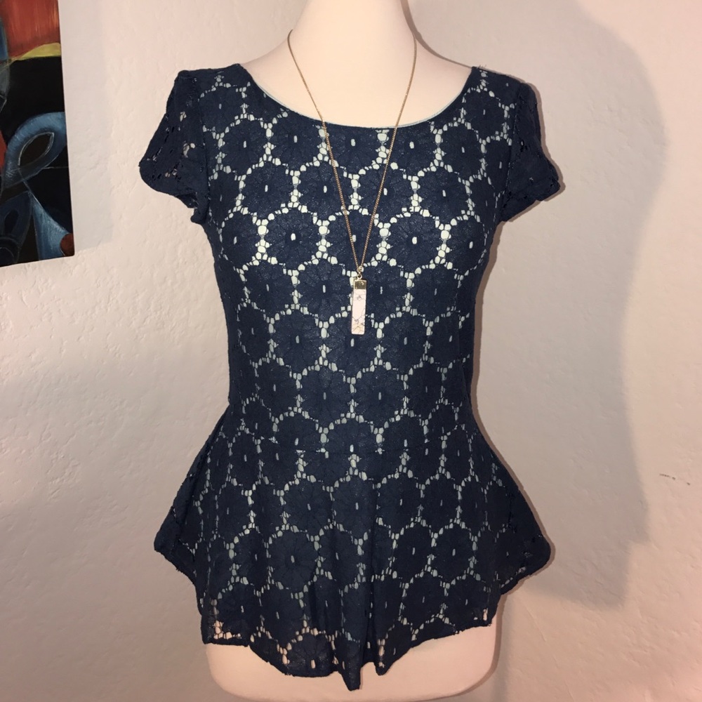 Cute peplum top!