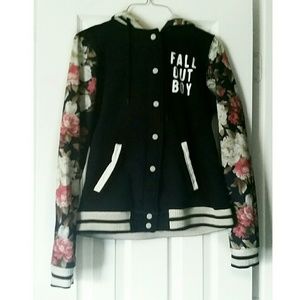 Fall out boy floral sweater