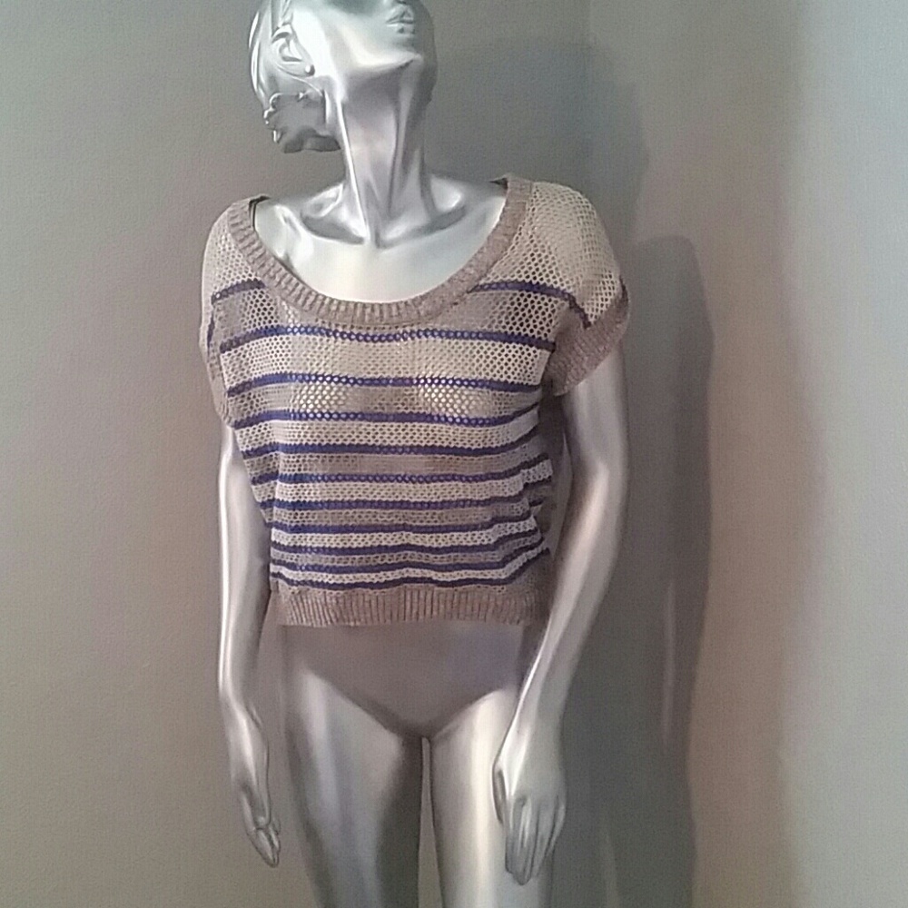 See through crop top