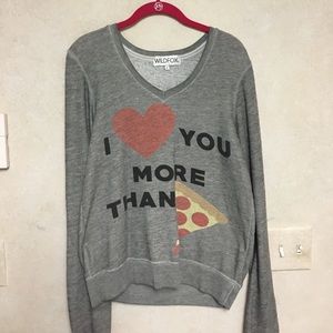 Wildfox pizza sweater