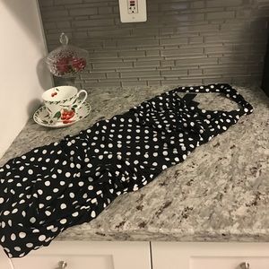 XS Guess halter dress Polka Dot Pin up Model style