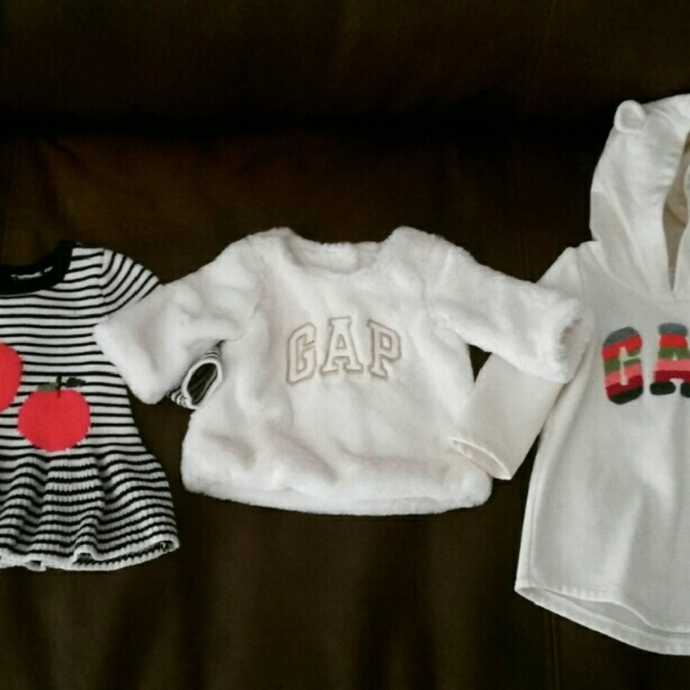 Baby Gap Girls Dresses, Tops, Tights and Shoes