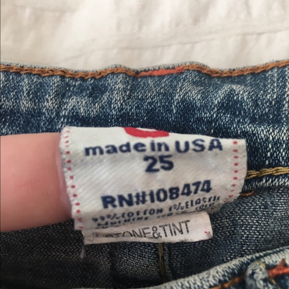 Vintage Distressed True Religion Flare Jeans - Picture 6 of 6