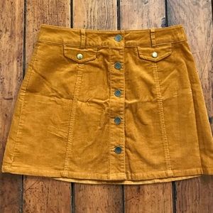 Forever 21 Corduroy Mini Skirt