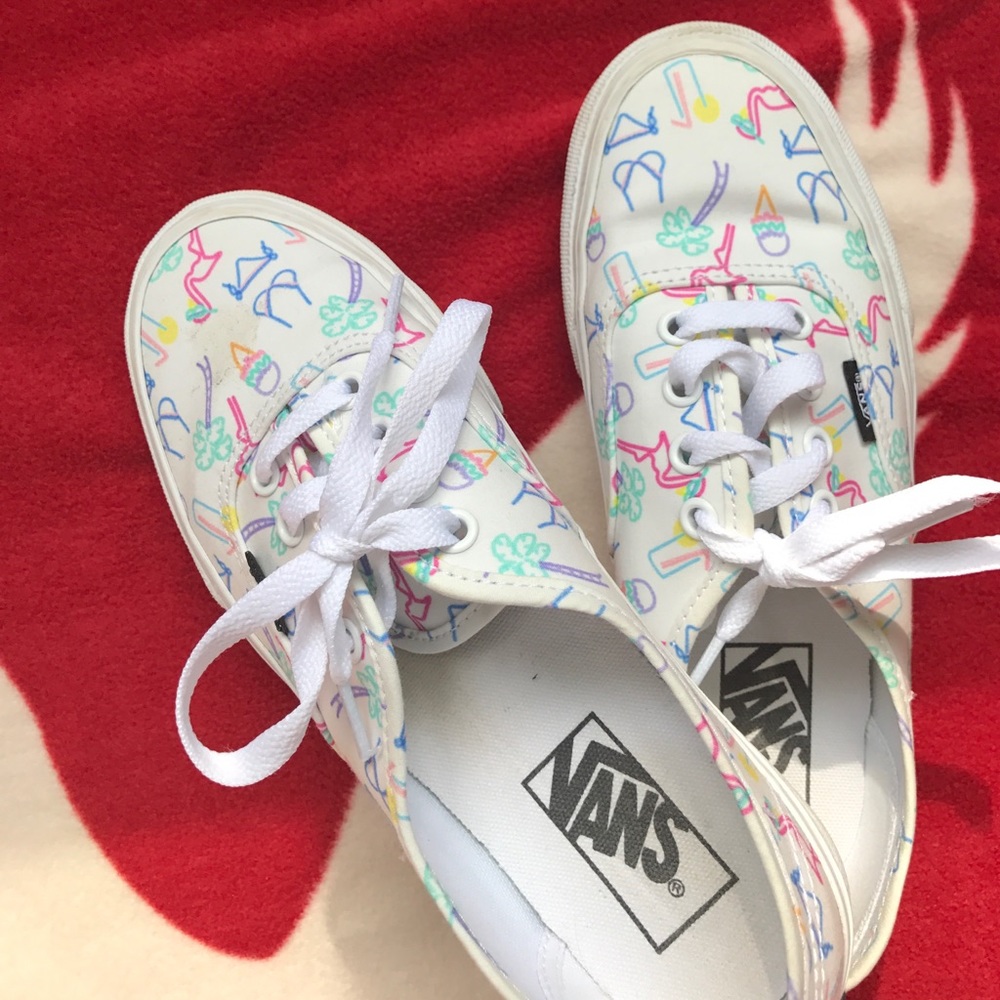 Neon Beach Authentic Vans