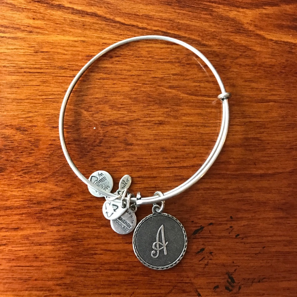 Alex and Ani -initial A bracelet