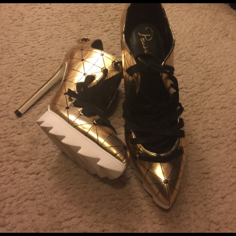 Lace up heels