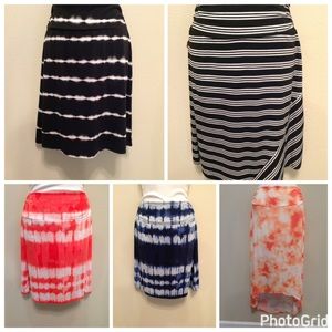 NWT Lot of 5 skirts size small 4-6