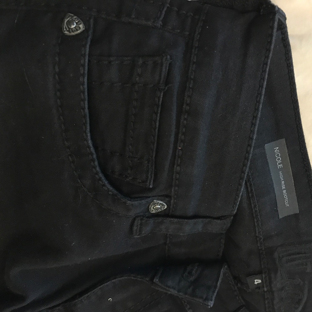 Nicole High Rise Bootcut jeans black