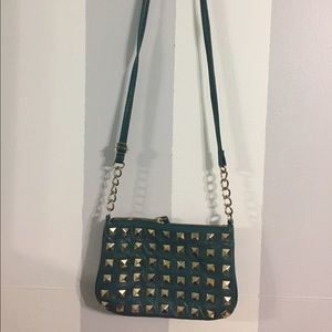 Green Stub Crossbody Bag