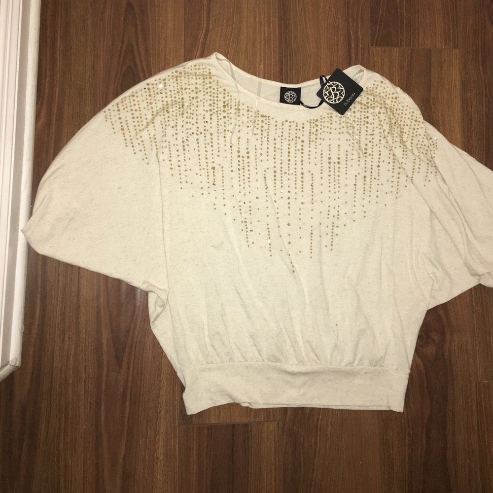 NWT oatmeal cute shirt