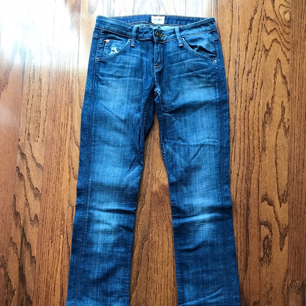 Hudson Jeans size 25 Carly straight leg flex color