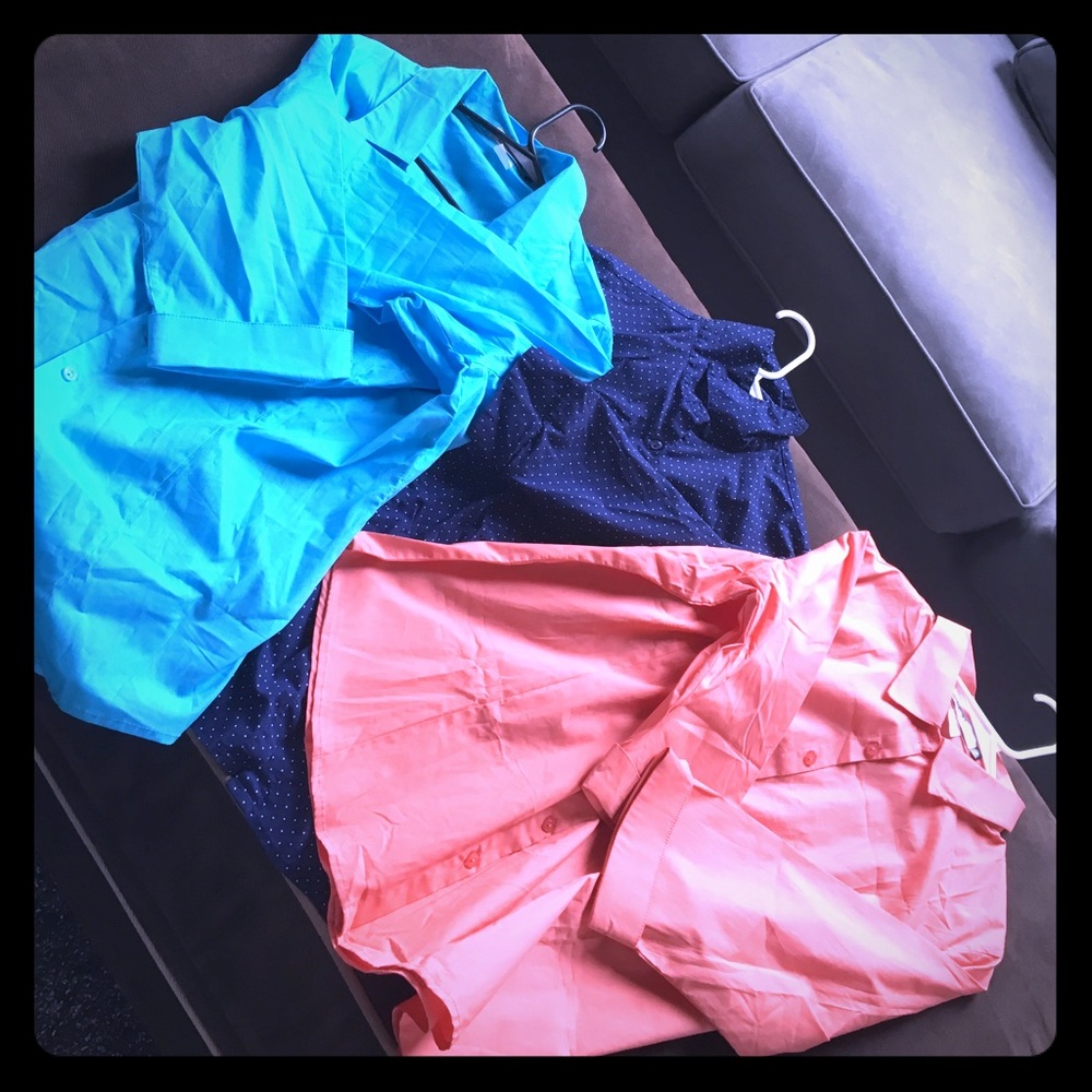 Pack of three women's work shirts