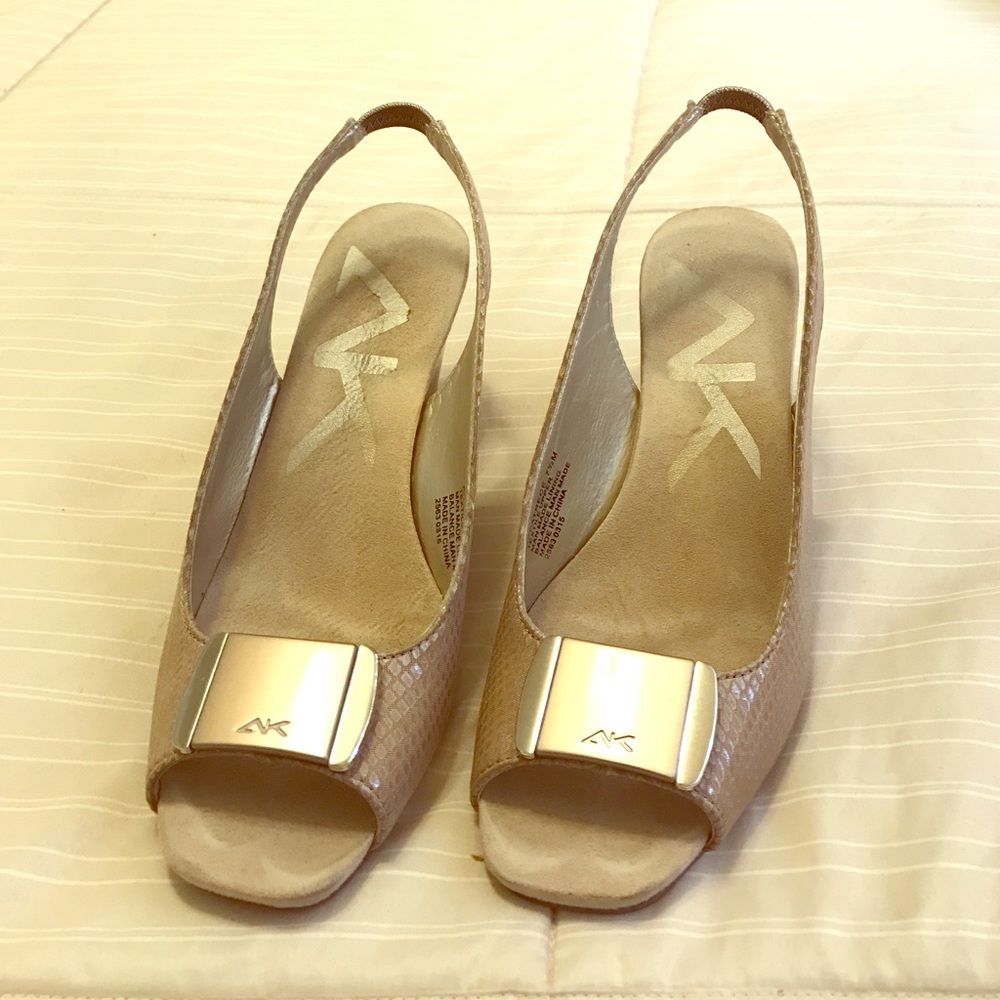 Moving Sale! Ann Klein Sport Wedge Slingback