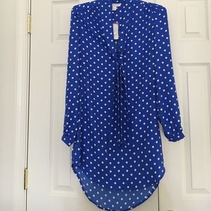 NWT Polka Dot Shirt Dress