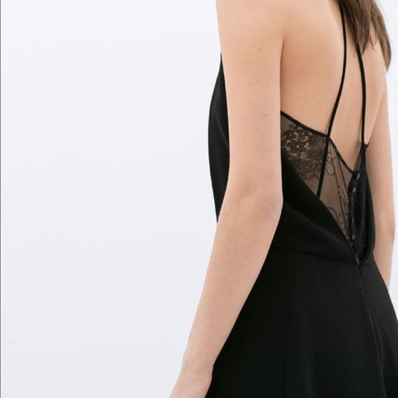 Zara Dresses & Skirts - FINAL PRICE - Zara backless dress with lace