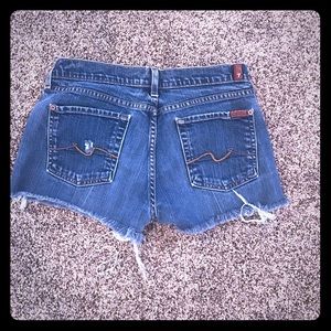 7 for all mankind shorts