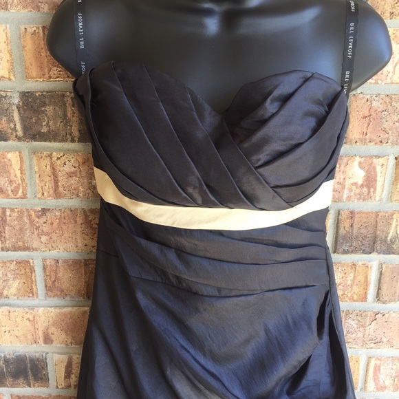 Bill Levkoff Size 8 Strapless Dress - Picture 4 of 5
