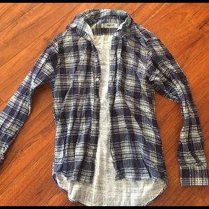 Blue flannel - ADD TO ANY BUNDLE FOR FREE