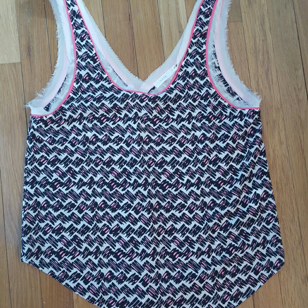 B/w and Hot Pink Tank!