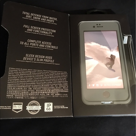 Lifeproof Waterproof case IPhone 6/6s Gray - Picture 2 of 3