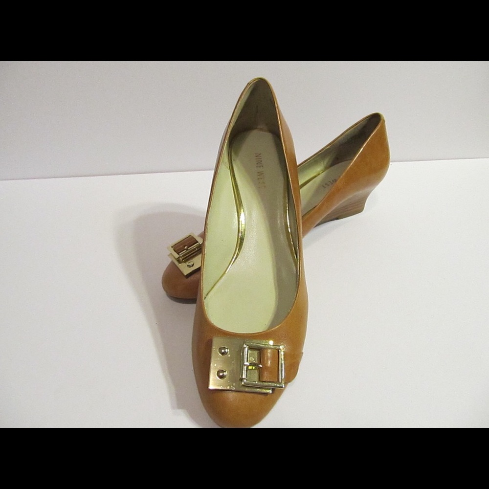 Nine West Brown Wedges