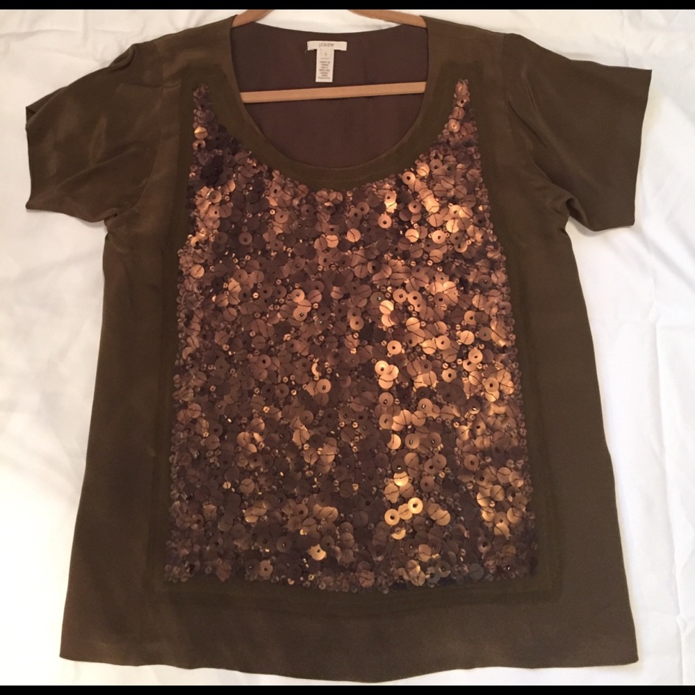 J. Crew Silk Top