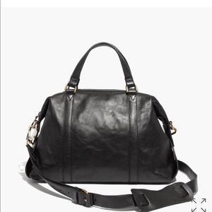 Madewell Black Glasgow Satchel