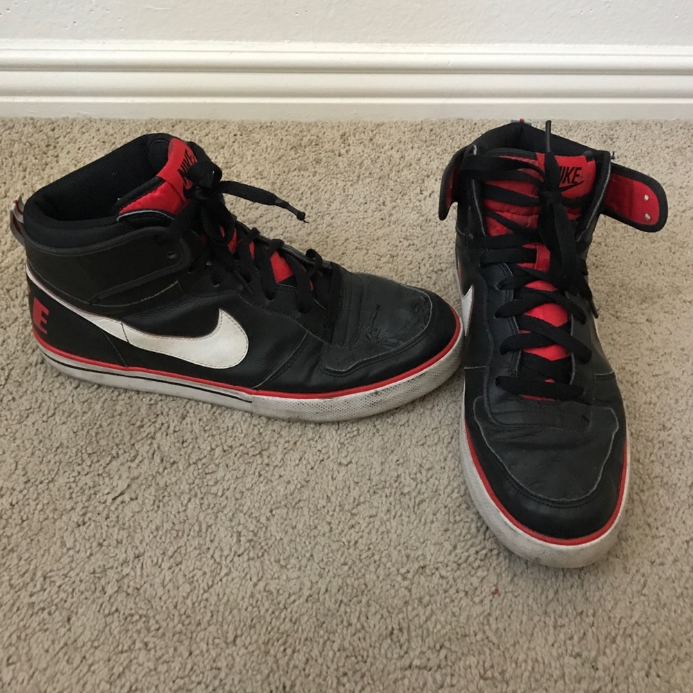 Classic red and black Men's Nike shoes