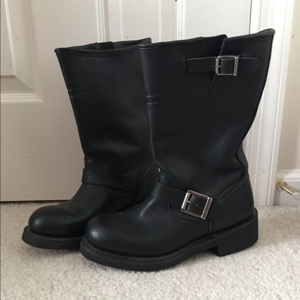 Harley Davidson biker boots