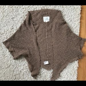 Anthropologie Soft Brown Shrug