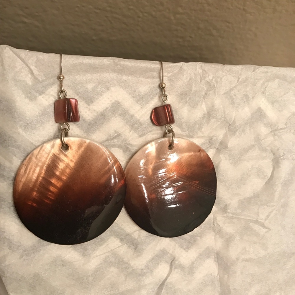 Variegated earrings