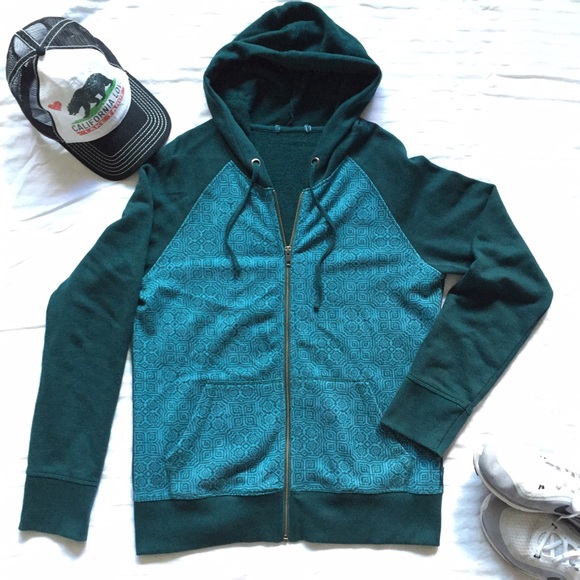 Prana Sweaters - PrAna Athletic Running Full Zip Hoodie Jacket