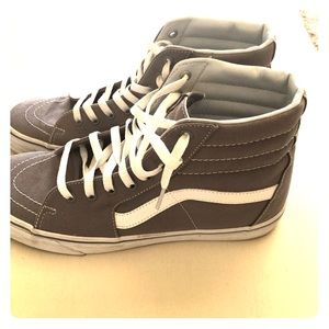 (Almost New) VANS Canvas High Top