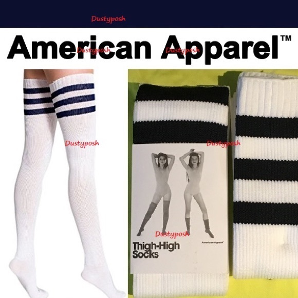 american apparel over the knee socks