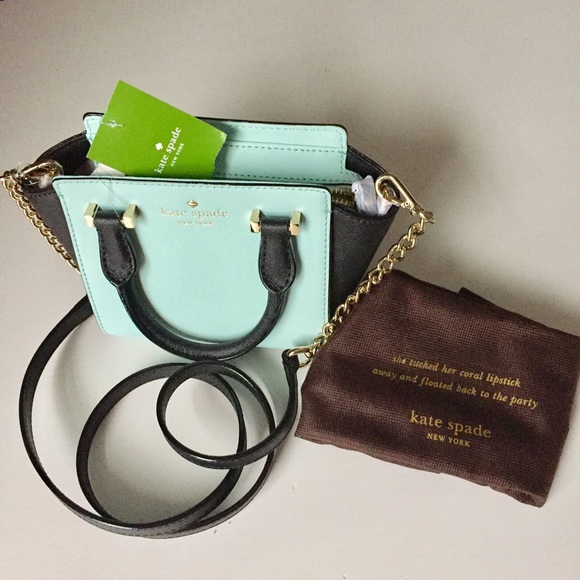 kate spade Handbags - NWT Kate Spade mini Hayden cedar st crossbody blue