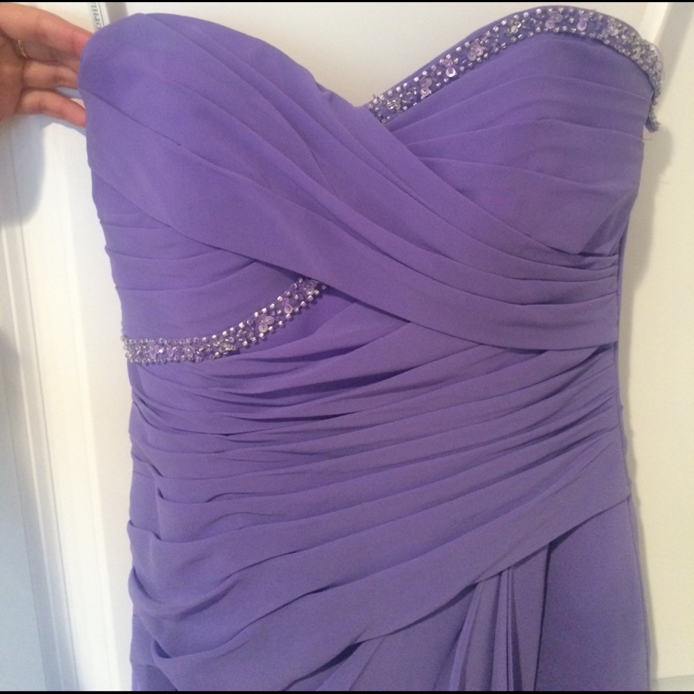 Formal lavender dress