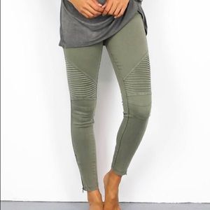 VICI piper jegging- olive green