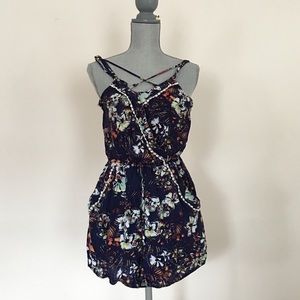 Xhilaration floral romper