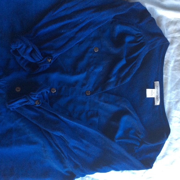 AUGUST SILK button down blouse - Picture 2 of 3