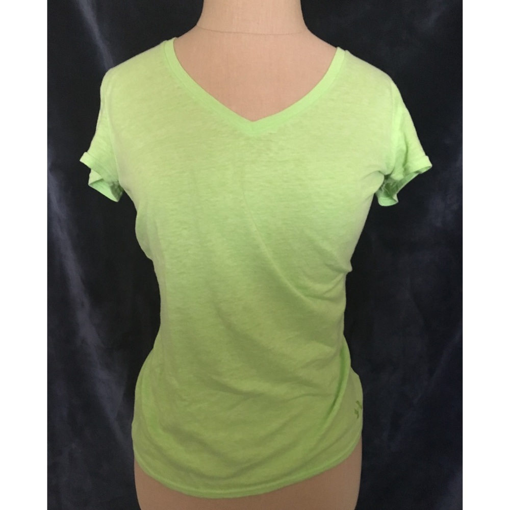 Lime Green Workout Tee