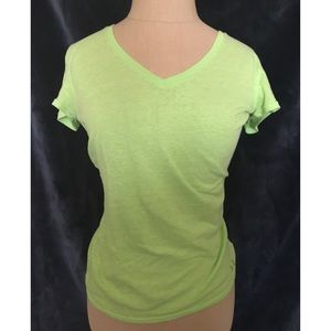 Lime Green Workout Tee