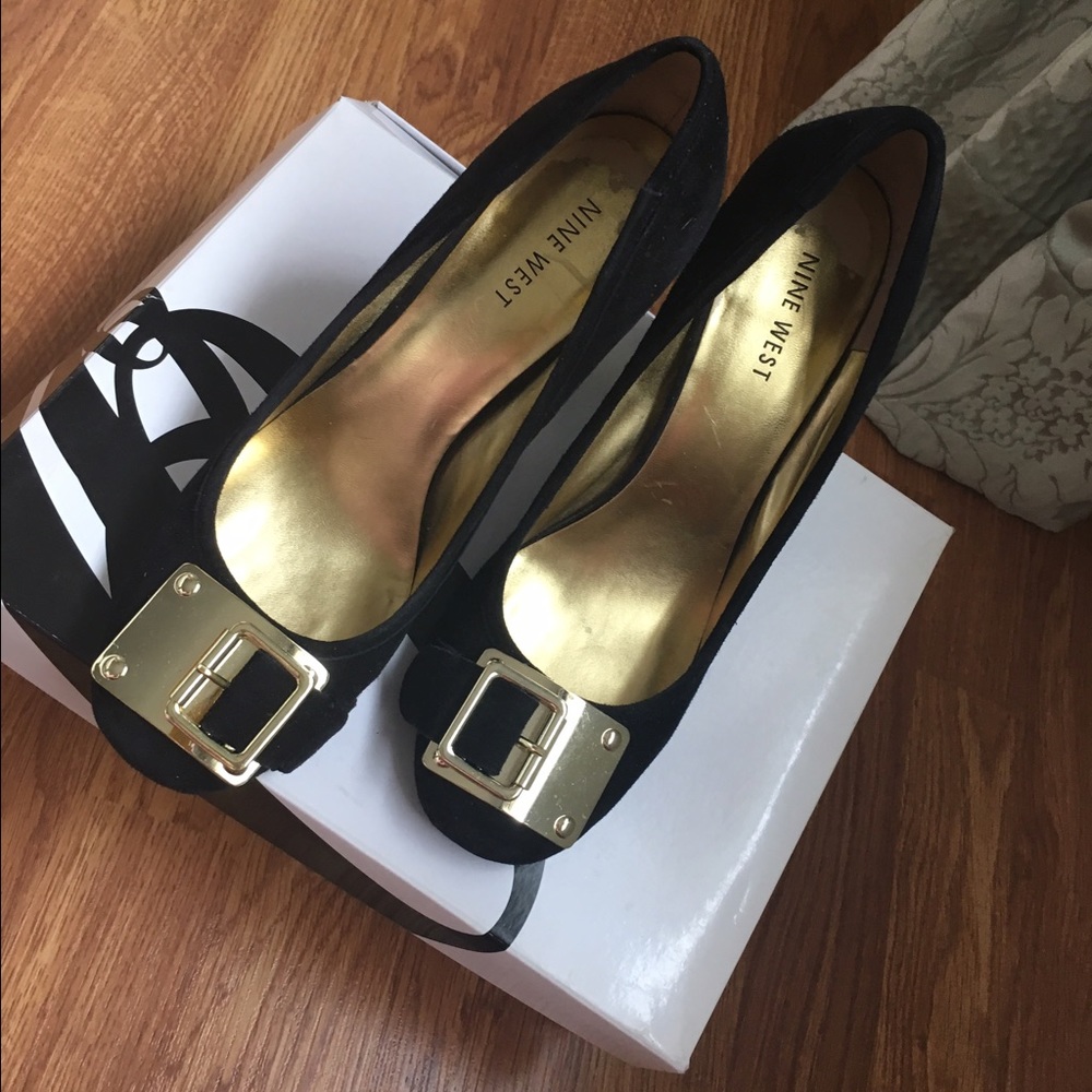 Nine West chunky heels